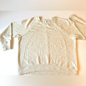 Light Gray Zella Drew Crewneck Lightweight Sweatshirt